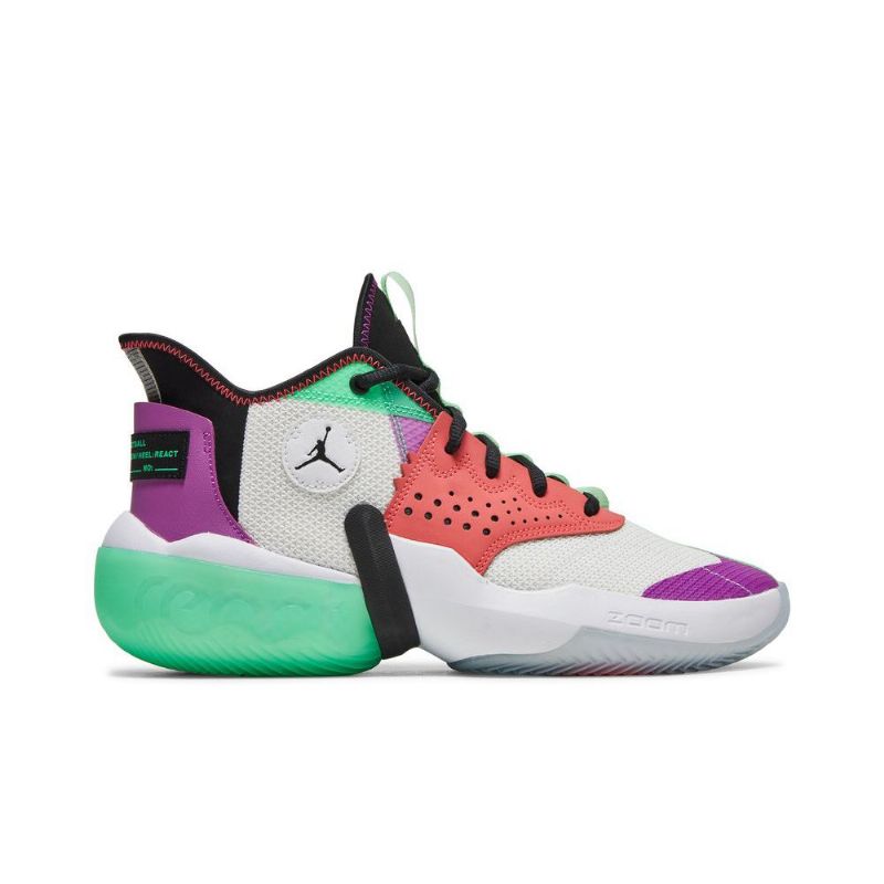 Ανδρικά Παπούτσια Air Jordan React Elevation Λευκά Μωβ Κόκκινα Πράσινα Μαύρα