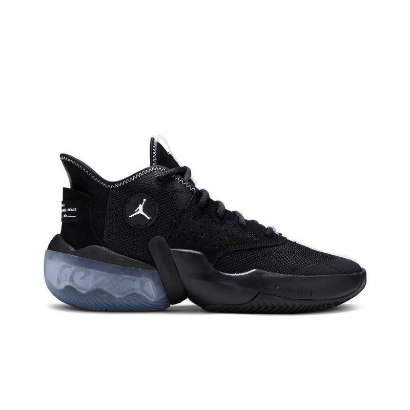 Ανδρικά Παπούτσια Air Jordan React Elevation Pf Μαύρος Άσπρο