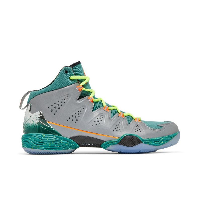 Ανδρικά Παπούτσια Air Jordan Melo M10 Ασήμι Πράσινος Πορτοκάλι
