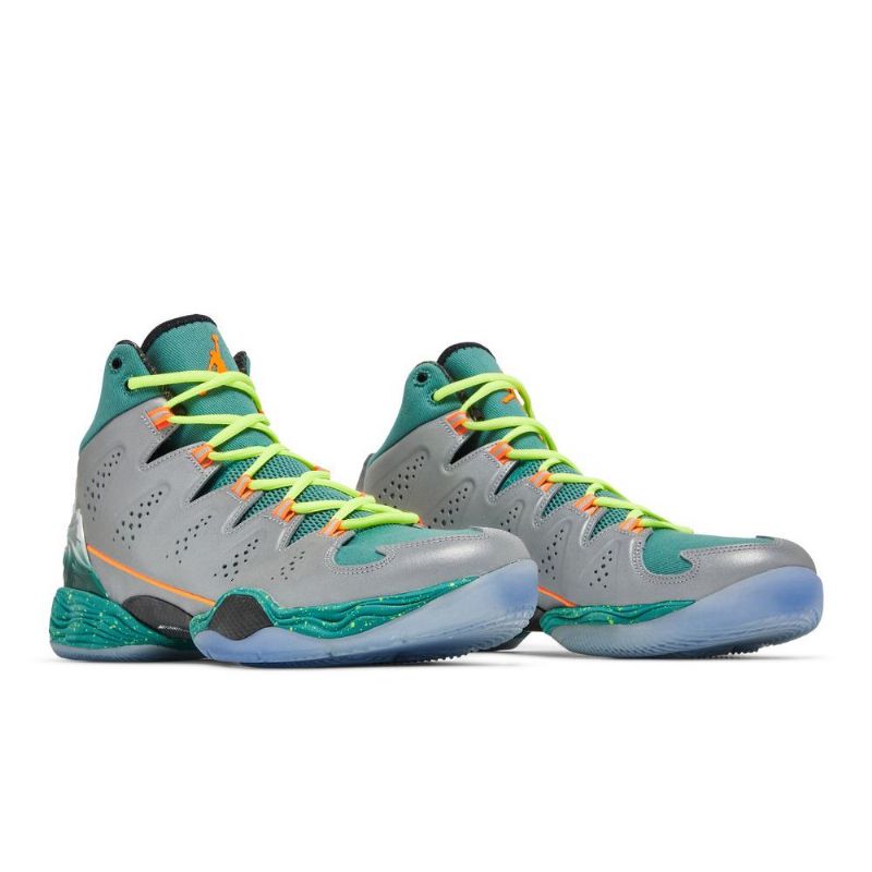 Ανδρικά Παπούτσια Air Jordan Melo M10 Ασήμι Πράσινος Πορτοκάλι