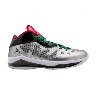 Ανδρικά Παπούτσια Air Jordan Melo M8 Advance Ασημί Μαύρα Κόκκινα Πράσινα