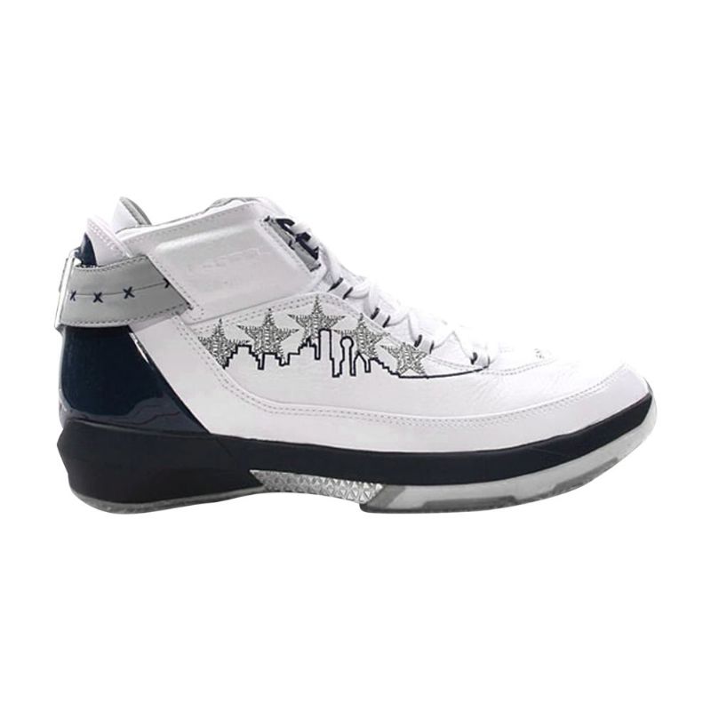 Ανδρικά Παπούτσια Air Jordan 22 Og Pe Άσπρο Σκούρο Μπλε Ασήμι