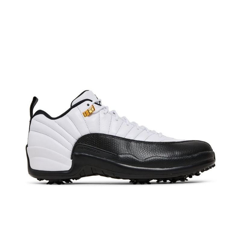 Ανδρικά Παπούτσια Air Jordan 12 Low Golf Άσπρο Μαύρος