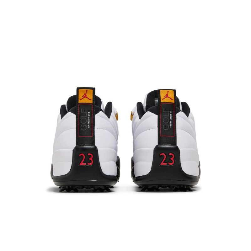 Ανδρικά Παπούτσια Air Jordan 12 Low Golf Άσπρο Μαύρος