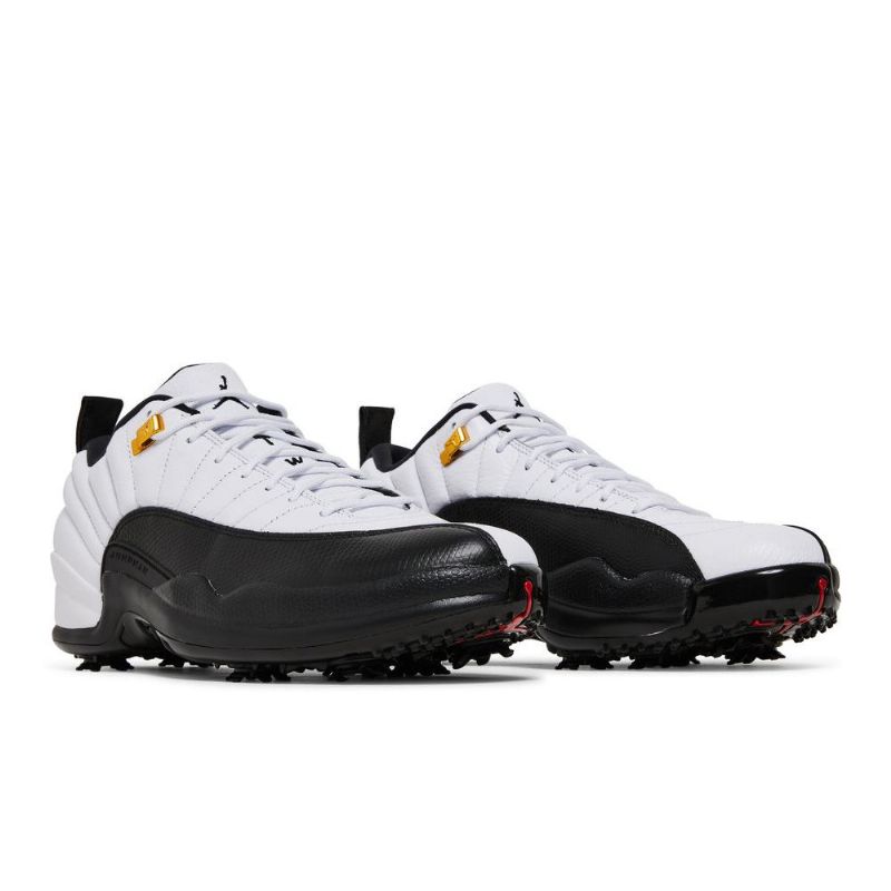 Ανδρικά Παπούτσια Air Jordan 12 Low Golf Άσπρο Μαύρος