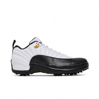 Ανδρικά Παπούτσια Air Jordan 12 Low Golf Άσπρο Μαύρος