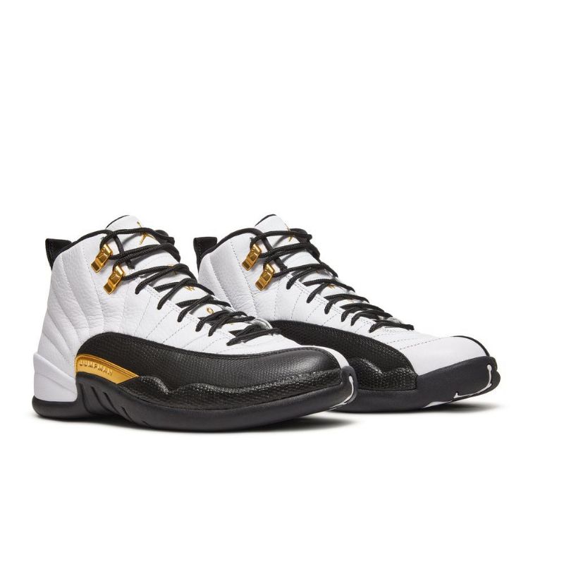 Ανδρικά Παπούτσια Air Jordan 12 Retro Άσπρο Μαύρος Χρυσός