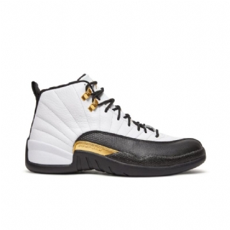 Ανδρικά Παπούτσια Air Jordan 12 Retro Άσπρο Μαύρος Χρυσός