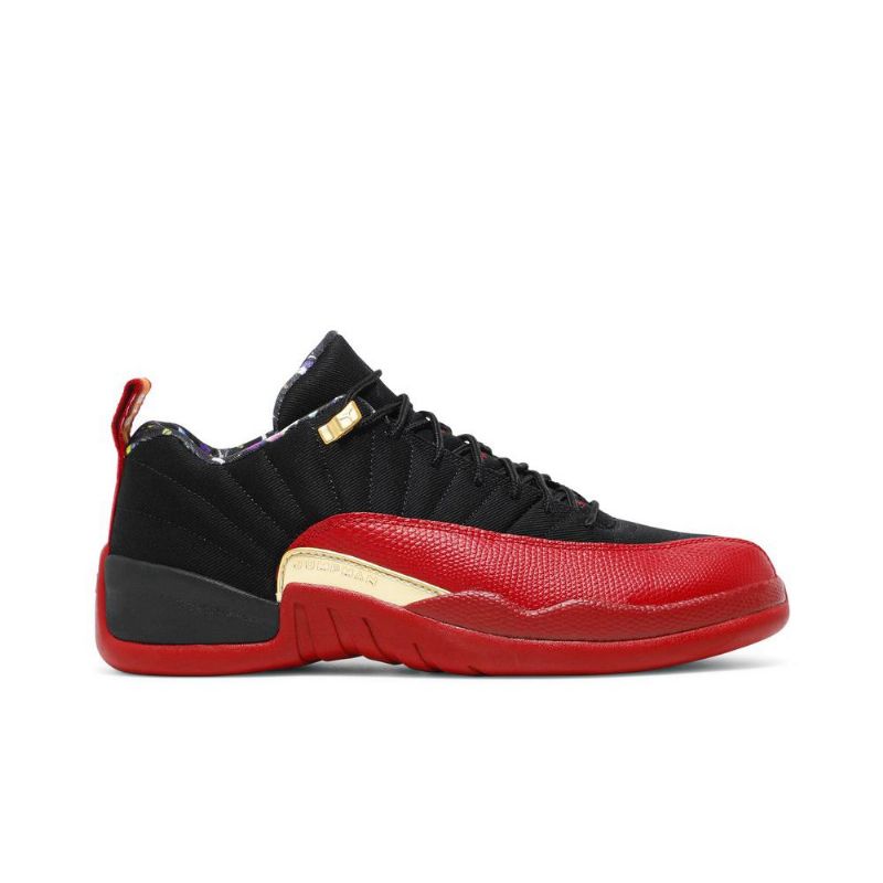 Ανδρικά Παπούτσια Air Jordan 12 Retro Low Se Μαύρα Κόκκινα Χρυσά