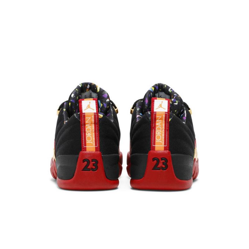 Ανδρικά Παπούτσια Air Jordan 12 Retro Low Se Μαύρα Κόκκινα Χρυσά