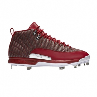 Ανδρικά Παπούτσια Air Jordan 12 Retro Metal Κόκκινος Άσπρο Ασήμι