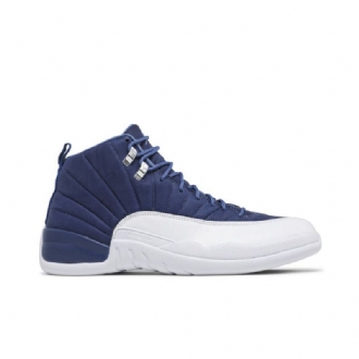 Ανδρικά Παπούτσια Air Jordan 12 Retro Μπλε Άσπρο