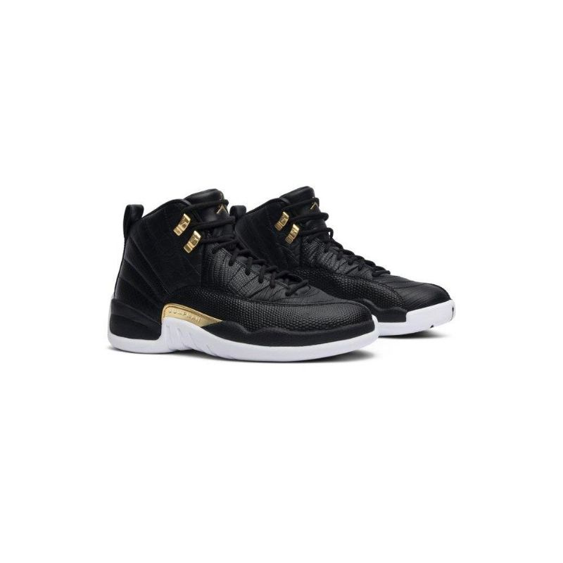 Γυναικεία Παπούτσια Air Jordan 12 Retro Μαύρος Χρυσός Άσπρο