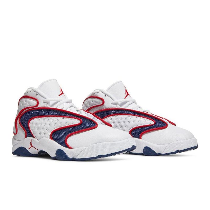 Γυναικεία Παπούτσια Air Jordan Και Άσπρο Κόκκινος Σκούρο Μπλε