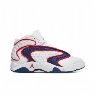 Γυναικεία Παπούτσια Air Jordan Και Άσπρο Κόκκινος Σκούρο Μπλε