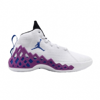Ανδρικά Παπούτσια Air Jordan Jumpman Diamond Mid Pf Άσπρο Μπλε Μωβ