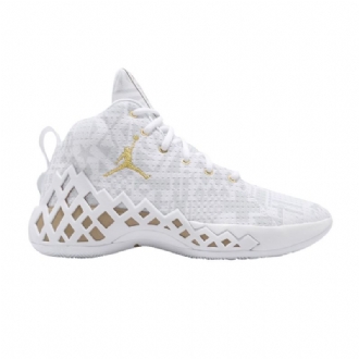 Ανδρικά Παπούτσια Air Jordan Jumpman Diamond Mid Pf Άσπρο Χρυσός