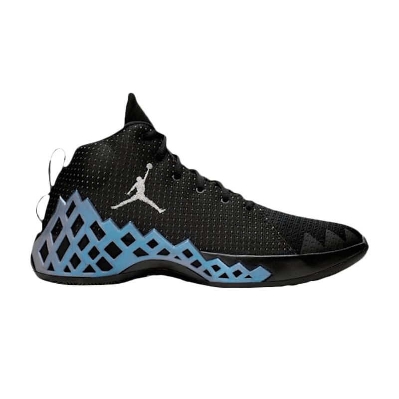 Ανδρικά Παπούτσια Air Jordan Jumpman Diamond Mid Pf Μαύρος Ασήμι Μπλε