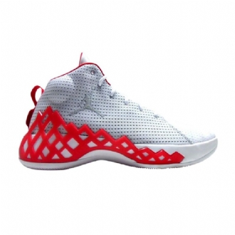 Ανδρικά Παπούτσια Air Jordan Jumpman Diamond Mid Tb Άσπρο Κόκκινος