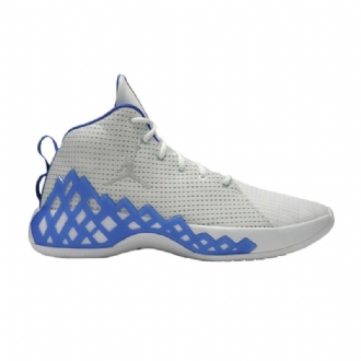 Ανδρικά Παπούτσια Air Jordan Jumpman Diamond Mid Tb Άσπρο Σκούρο Μπλε Γκρί