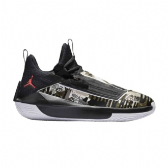 Ανδρικά Παπούτσια Air Jordan Jumpman Hustle Μαύρος Κόκκινος Olive Πράσινος