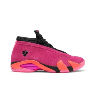 Γυναικεία Παπούτσια Air Jordan 14 Retro Low Ροζ Μαύρα Κόκκινα