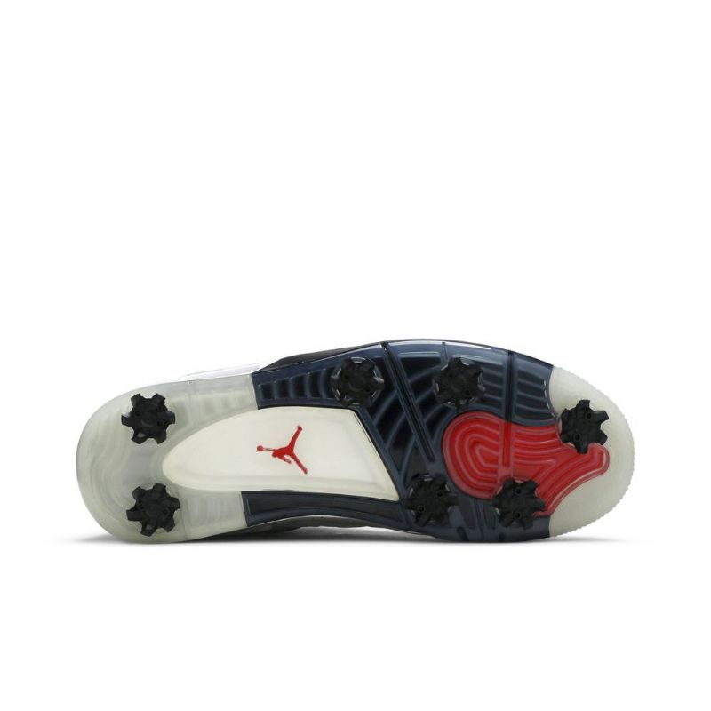 Ανδρικά Παπούτσια Air Jordan 4 Golf Άσπρο Γκρί Μαύρα Κόκκινα