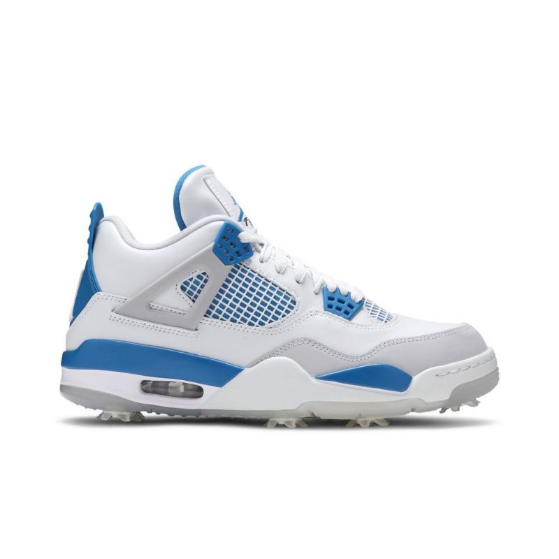 Ανδρικά Παπούτσια Air Jordan 4 Golf Άσπρο Γκρί Μπλε