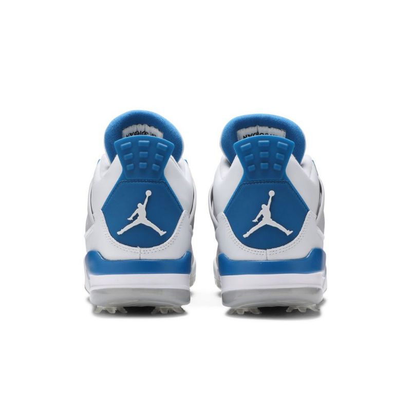 Ανδρικά Παπούτσια Air Jordan 4 Golf Άσπρο Γκρί Μπλε