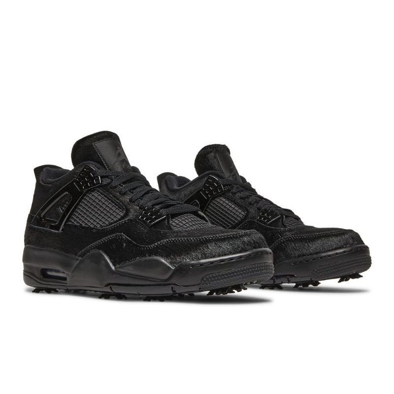 Ανδρικά Παπούτσια Air Jordan 4 Golf Μαύρος