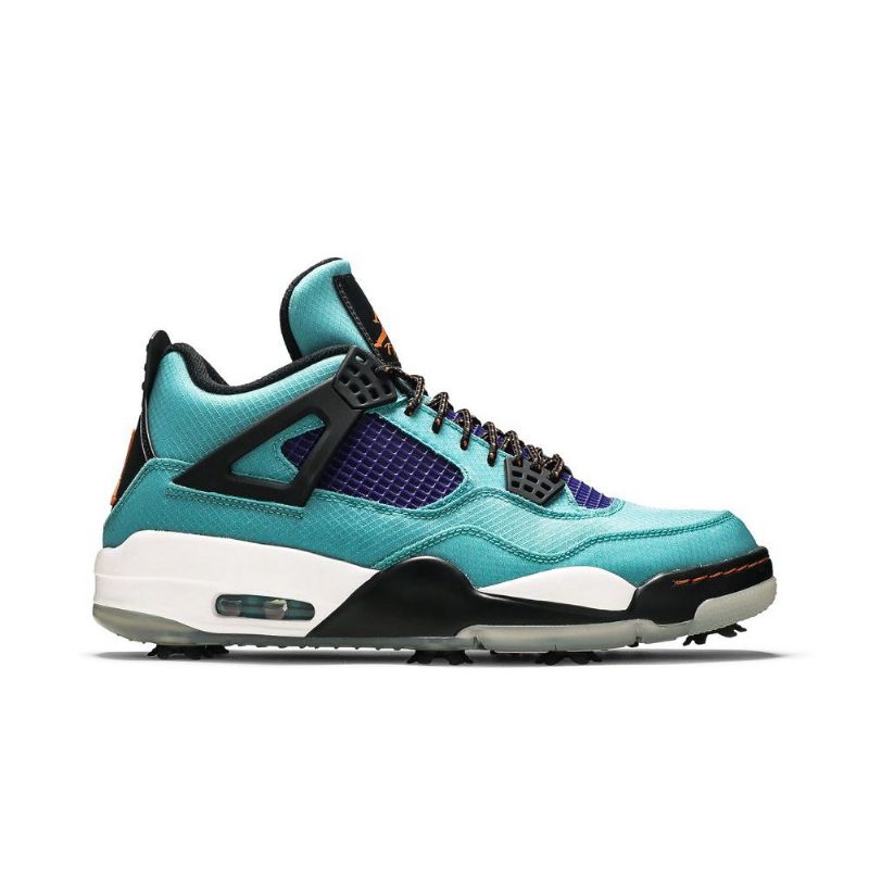 Ανδρικά Παπούτσια Air Jordan 4 Golf Nrg Άσπρο Turquoise Μπλε Μαύρος