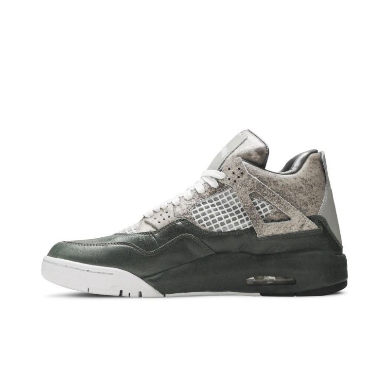 Ανδρικά Παπούτσια Air Jordan 4 Jack Daniel's The Shoe Surgeon Πράσινος Γκρί Άσπρο