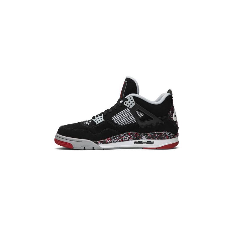 Ανδρικά Παπούτσια Air Jordan 4 Ovo Retro Μαύρα Γκρι Κόκκινα Λευκά