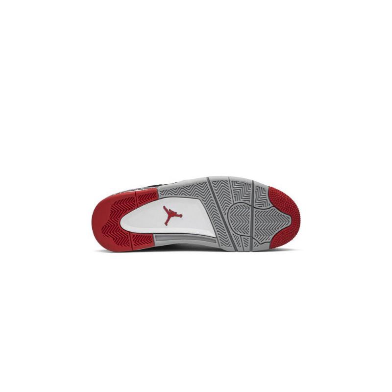 Ανδρικά Παπούτσια Air Jordan 4 Ovo Retro Μαύρα Γκρι Κόκκινα Λευκά