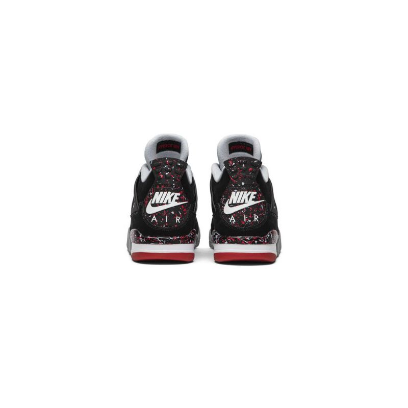 Ανδρικά Παπούτσια Air Jordan 4 Ovo Retro Μαύρα Γκρι Κόκκινα Λευκά