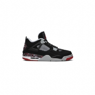 Ανδρικά Παπούτσια Air Jordan 4 Ovo Retro Μαύρα Γκρι Κόκκινα Λευκά