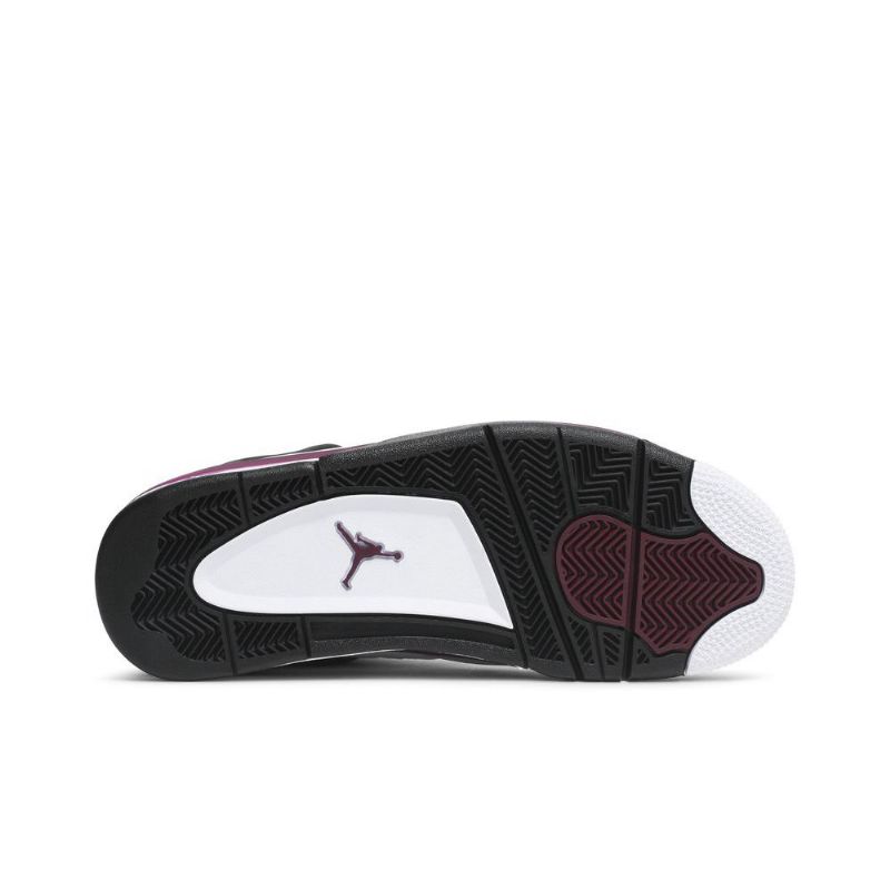 Ανδρικά Παπούτσια Air Jordan 4 Paris Saint-germain Ρετρό Λευκό Γκρι Μαύρα Bordeaux