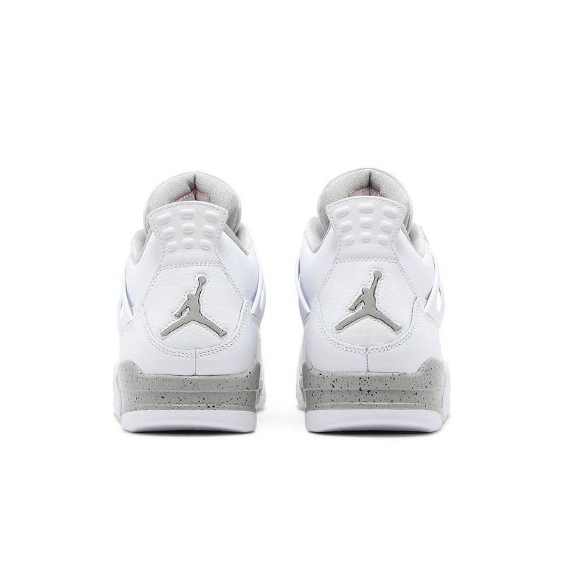 Ανδρικά Παπούτσια Air Jordan 4 Retro Άσπρο Γκρί Κόκκινος