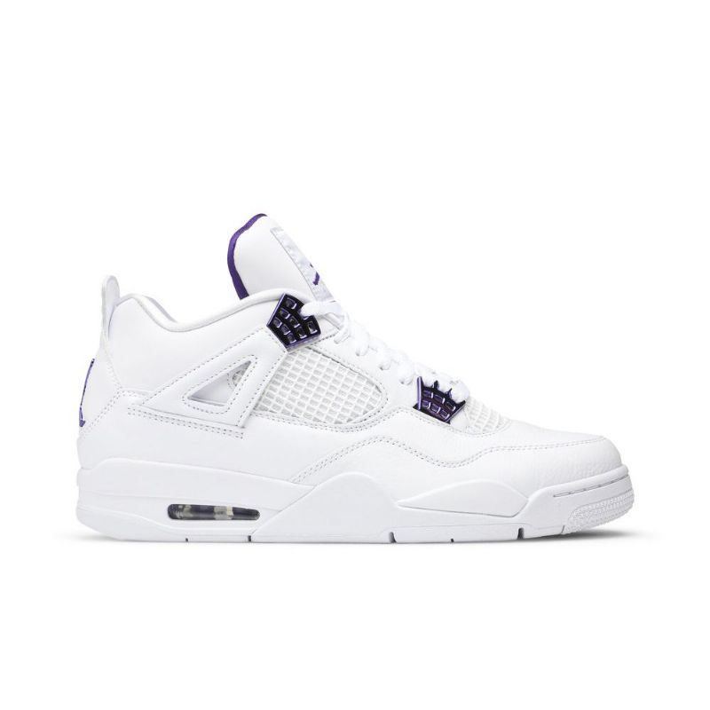 Ανδρικά Παπούτσια Air Jordan 4 Retro Άσπρο Μωβ
