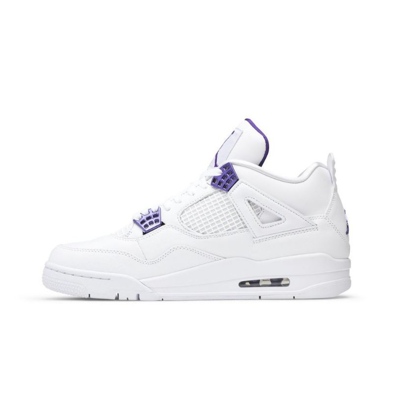 Ανδρικά Παπούτσια Air Jordan 4 Retro Άσπρο Μωβ