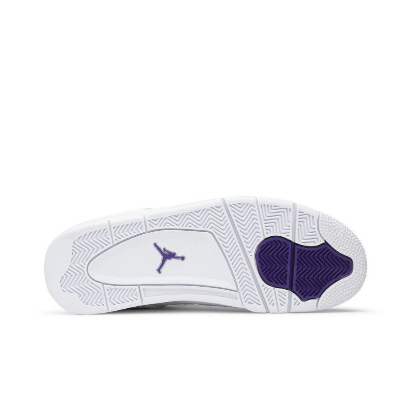 Ανδρικά Παπούτσια Air Jordan 4 Retro Άσπρο Μωβ