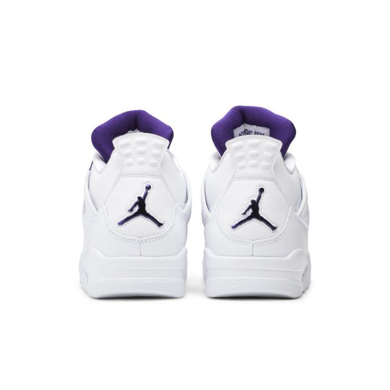 Ανδρικά Παπούτσια Air Jordan 4 Retro Άσπρο Μωβ