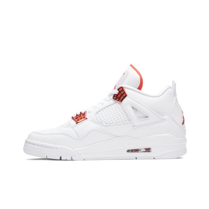 Ανδρικά Παπούτσια Air Jordan 4 Retro Άσπρο Πορτοκάλι