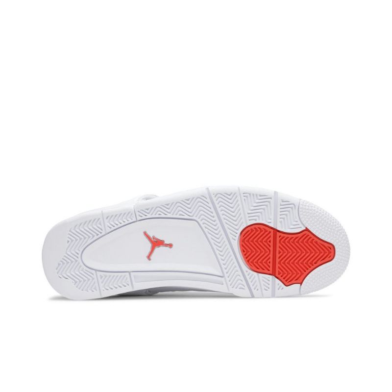 Ανδρικά Παπούτσια Air Jordan 4 Retro Άσπρο Πορτοκάλι