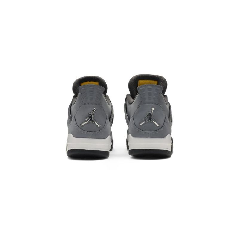 Ανδρικά Παπούτσια Air Jordan 4 Retro Γκρί Άσπρο Μαύρος