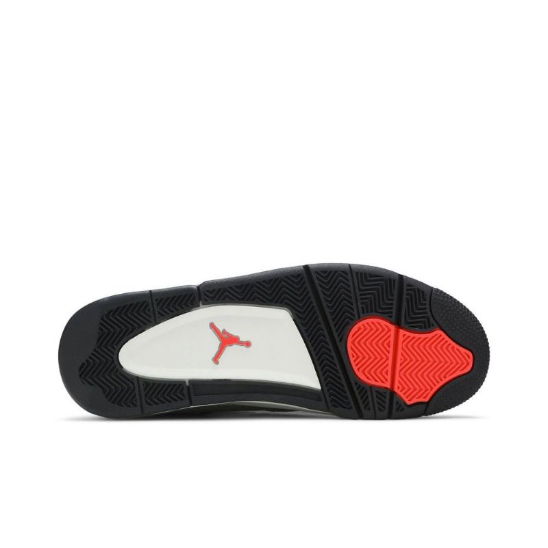 Ανδρικά Παπούτσια Air Jordan 4 Retro Γκρί Μαύρος Κόκκινος