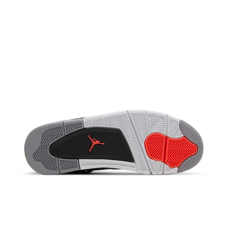 Ανδρικά Παπούτσια Air Jordan 4 Retro Γκρί Μαύρος Κόκκινος