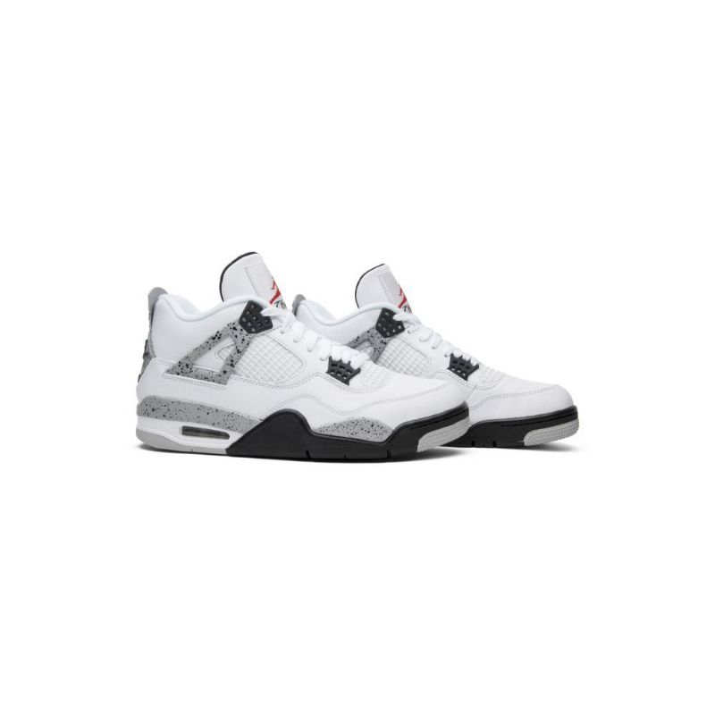 Ανδρικά Παπούτσια Air Jordan 4 Retro Και Άσπρο Γκρί