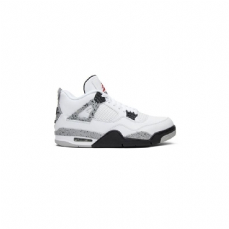 Ανδρικά Παπούτσια Air Jordan 4 Retro Και Άσπρο Γκρί