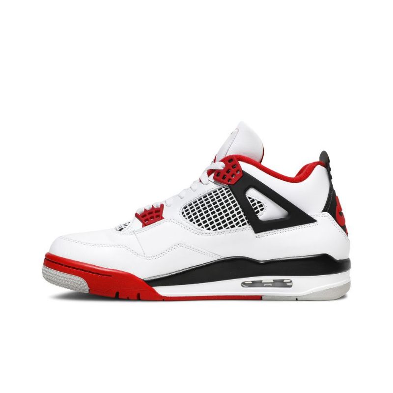 Ανδρικά Παπούτσια Air Jordan 4 Retro Και Άσπρο Μαύρος Κόκκινος